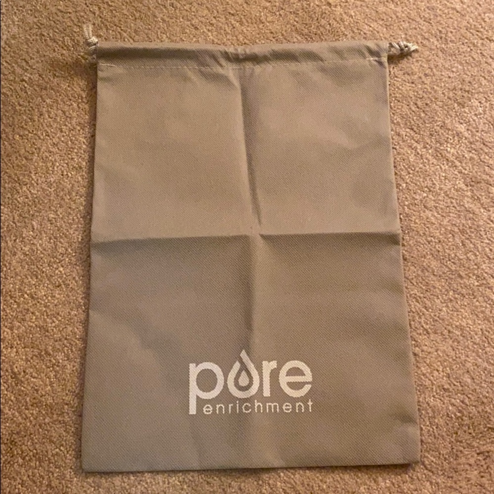 Pure enrichment dust bag grey 14 1/2” x 10 1/4”